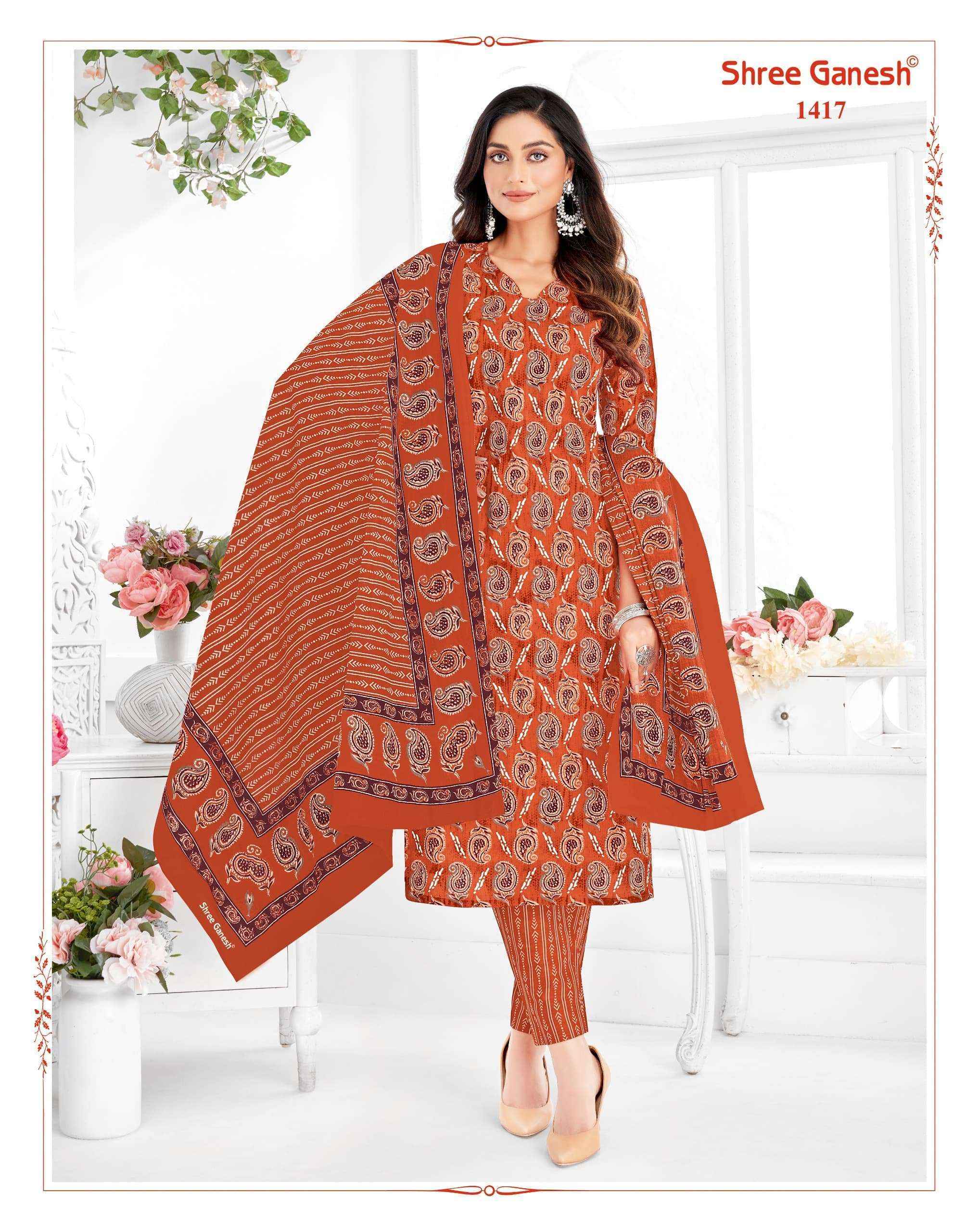 Shree Ganesh Vaani Vol-4 Jaipuri Cotton Readymade Suit (20 pcs Catalogue)