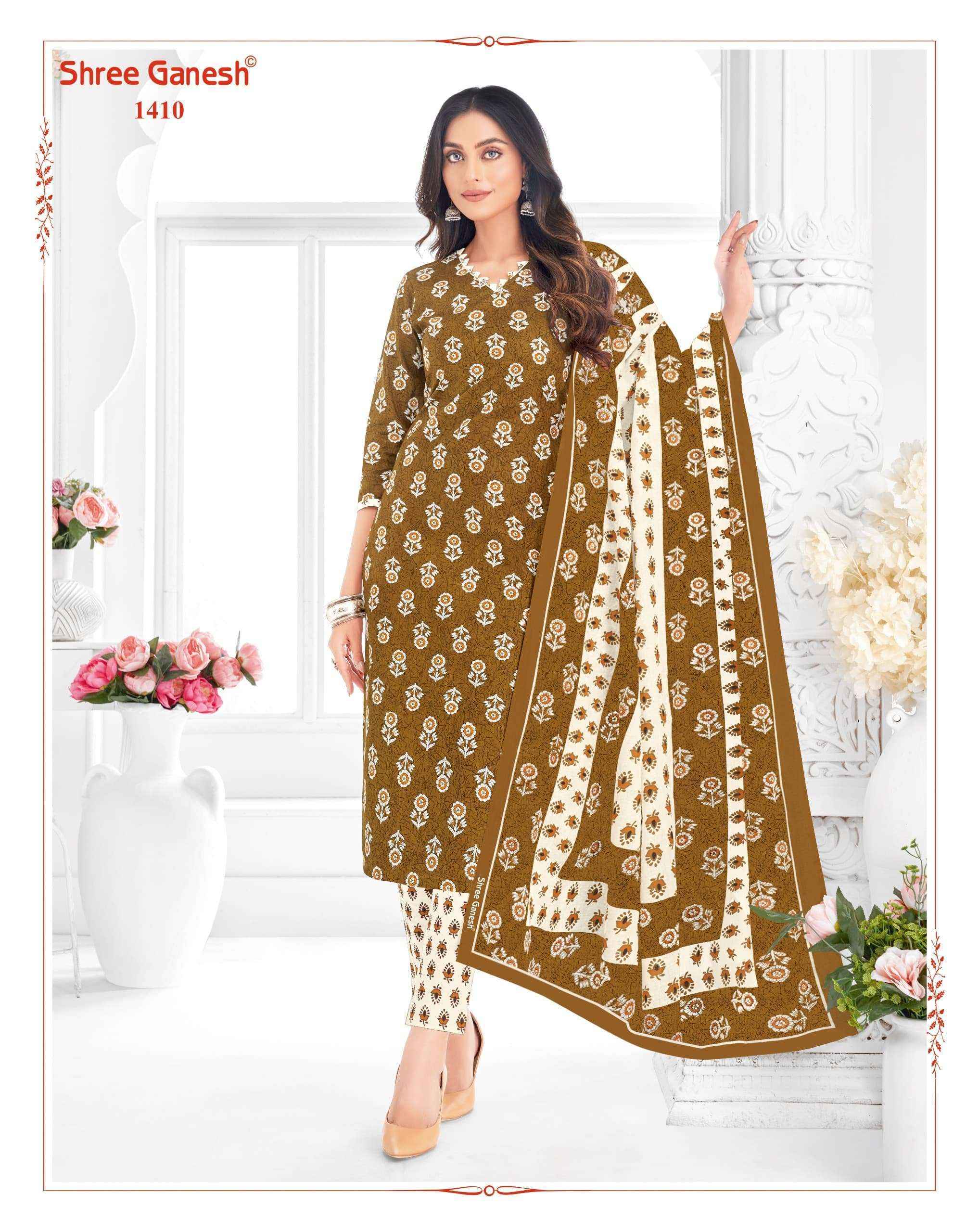 Shree Ganesh Vaani Vol-4 Jaipuri Cotton Readymade Suit (20 pcs Catalogue)