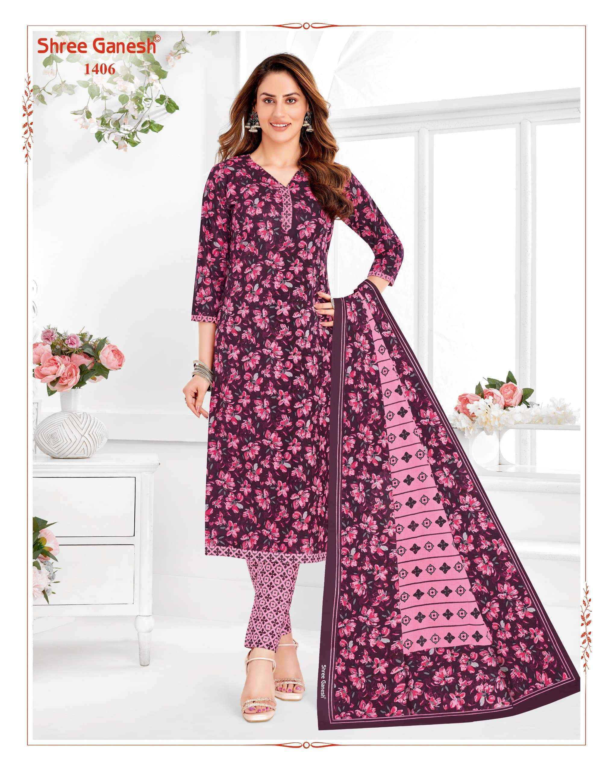 Shree Ganesh Vaani Vol-4 Jaipuri Cotton Readymade Suit (20 pcs Catalogue)