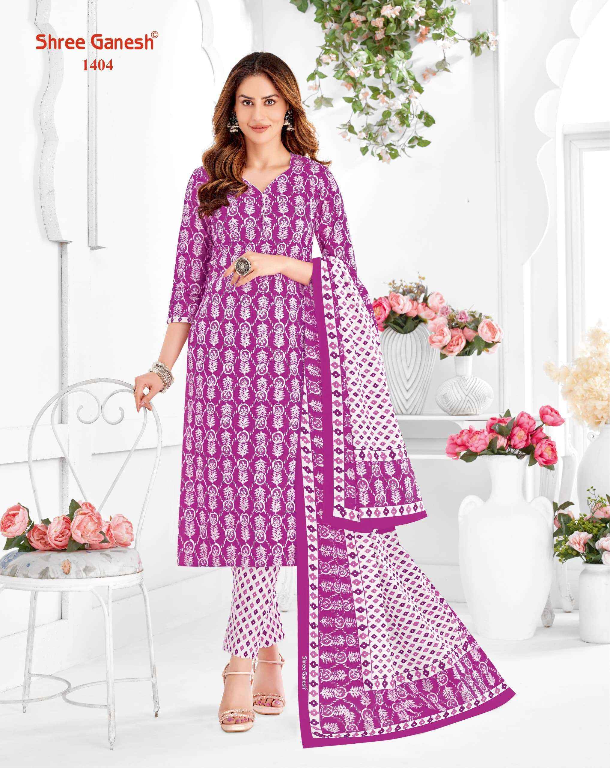 Shree Ganesh Vaani Vol-4 Jaipuri Cotton Readymade Suit (20 pcs Catalogue)