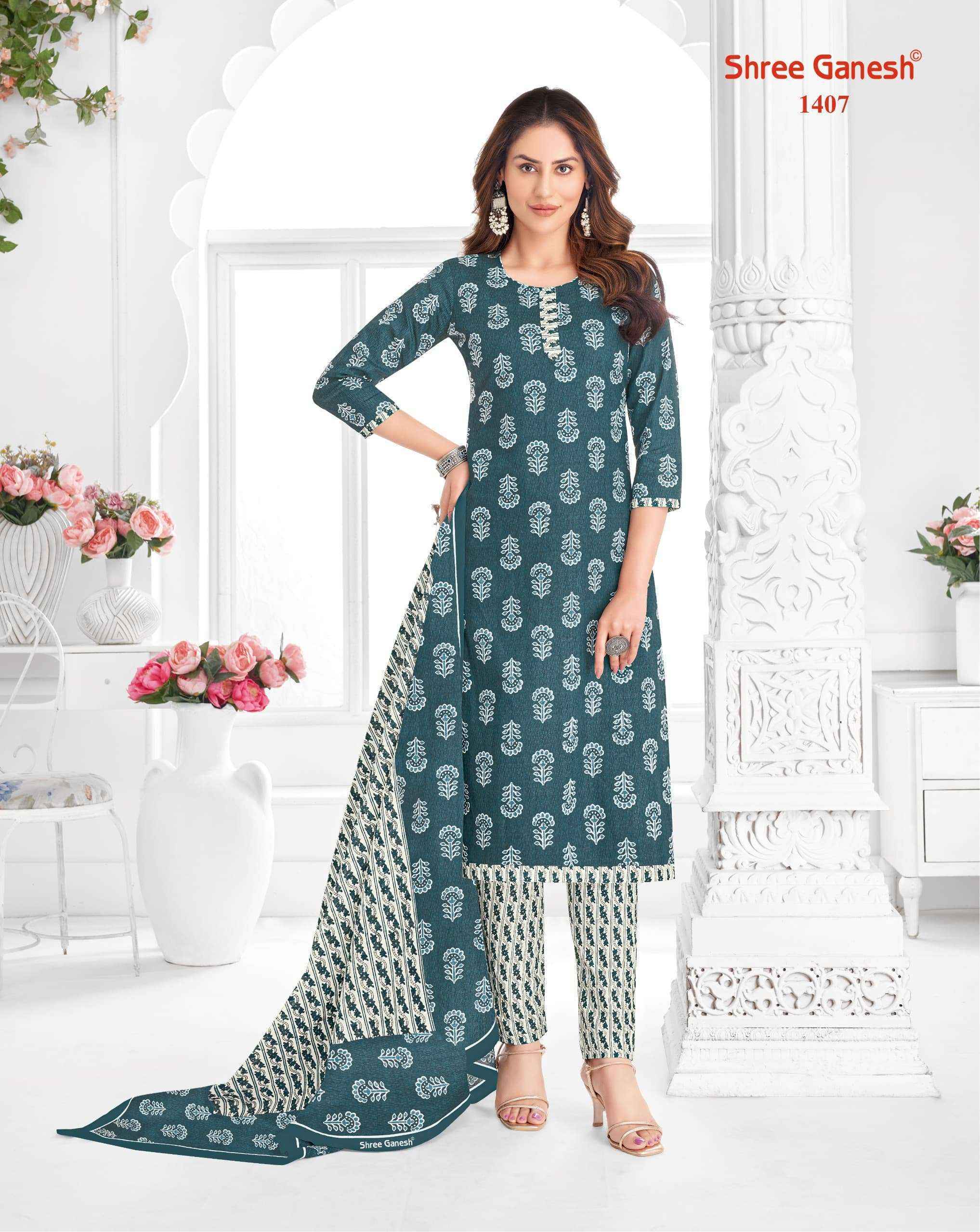 Shree Ganesh Vaani Vol-4 Jaipuri Cotton Readymade Suit (20 pcs Catalogue)