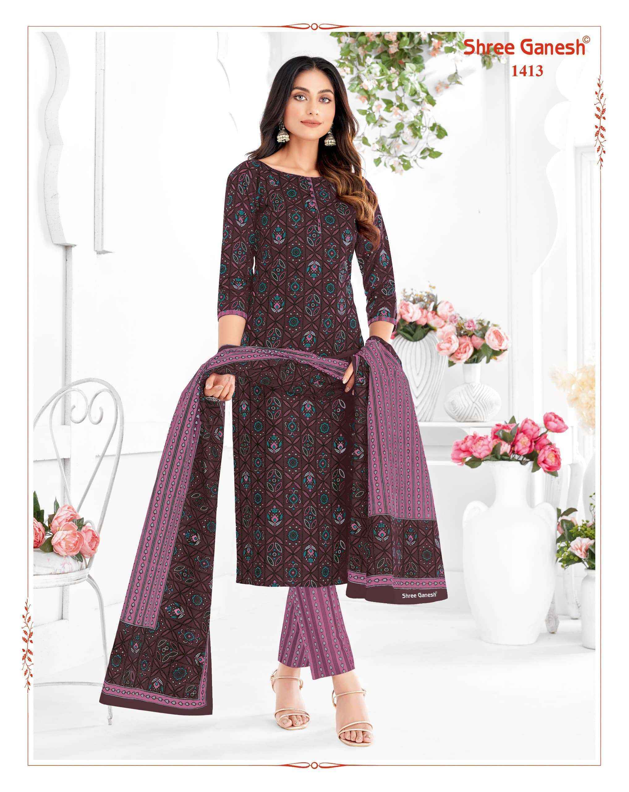 Shree Ganesh Vaani Vol-4 Jaipuri Cotton Readymade Suit (20 pcs Catalogue)