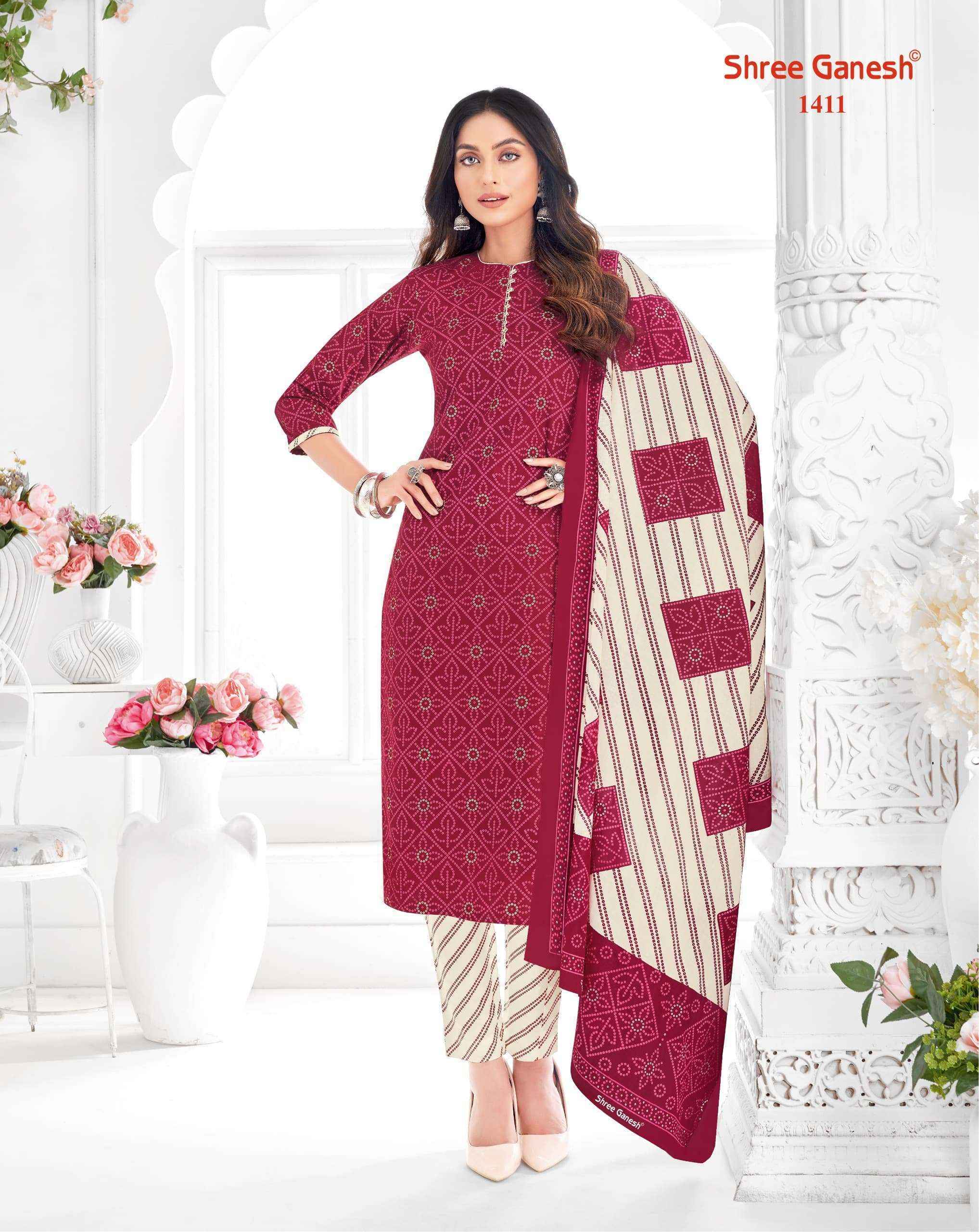 Shree Ganesh Vaani Vol-4 Jaipuri Cotton Readymade Suit (20 pcs Catalogue)