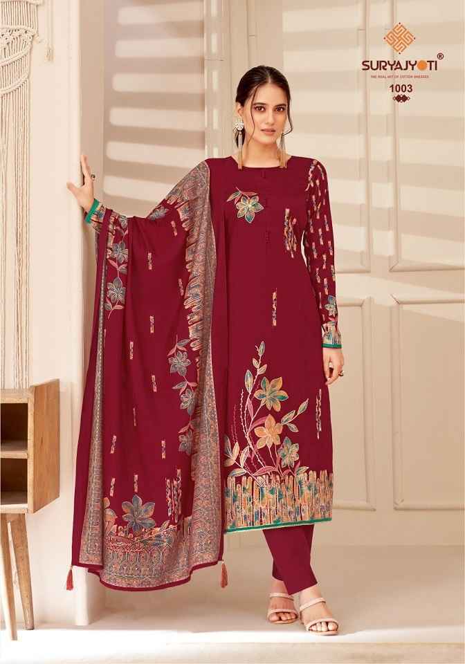 Suryajyoti Kaara Vol 1 Jam Satin Dress Material Online Womens Clothing Store