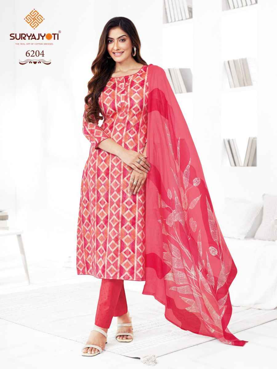 Suryajyoti Trendy Cotton Vol-62 Cotton Readymade Suit (20 pcs Catalogue)