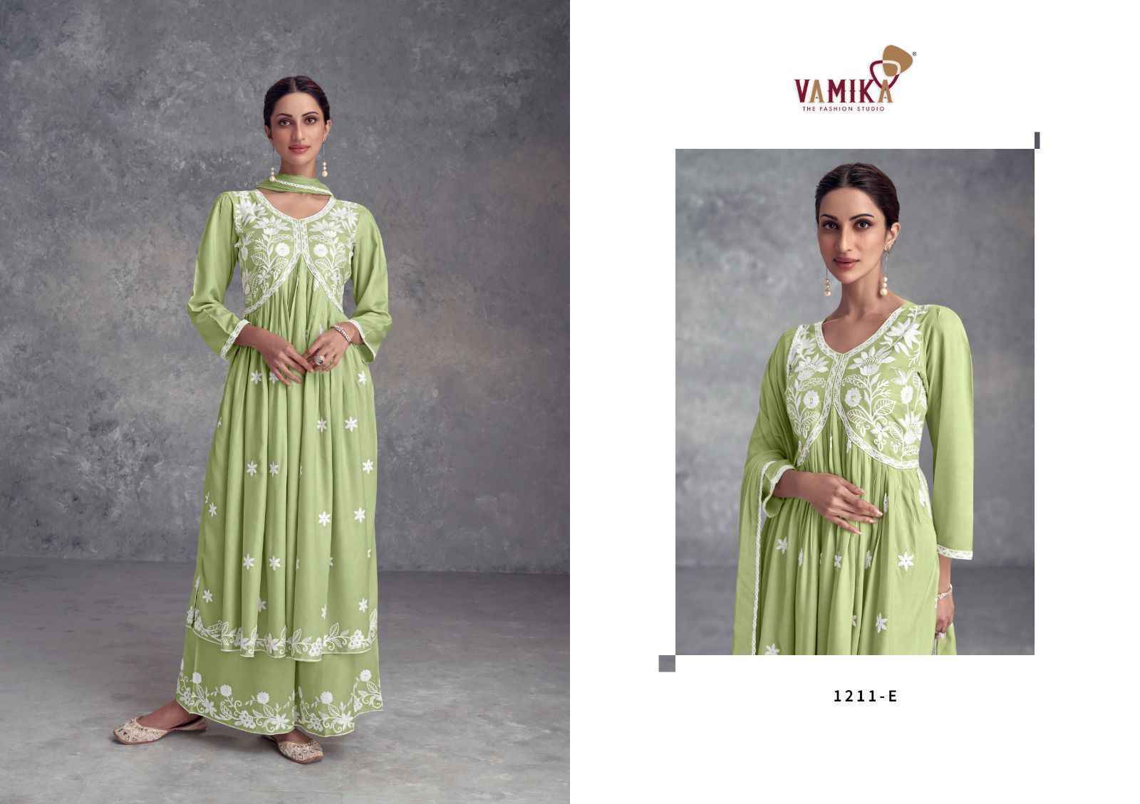 Vamika Aadhira Vol-10 Rayon Readymade Suit (5 pcs Catalogue)