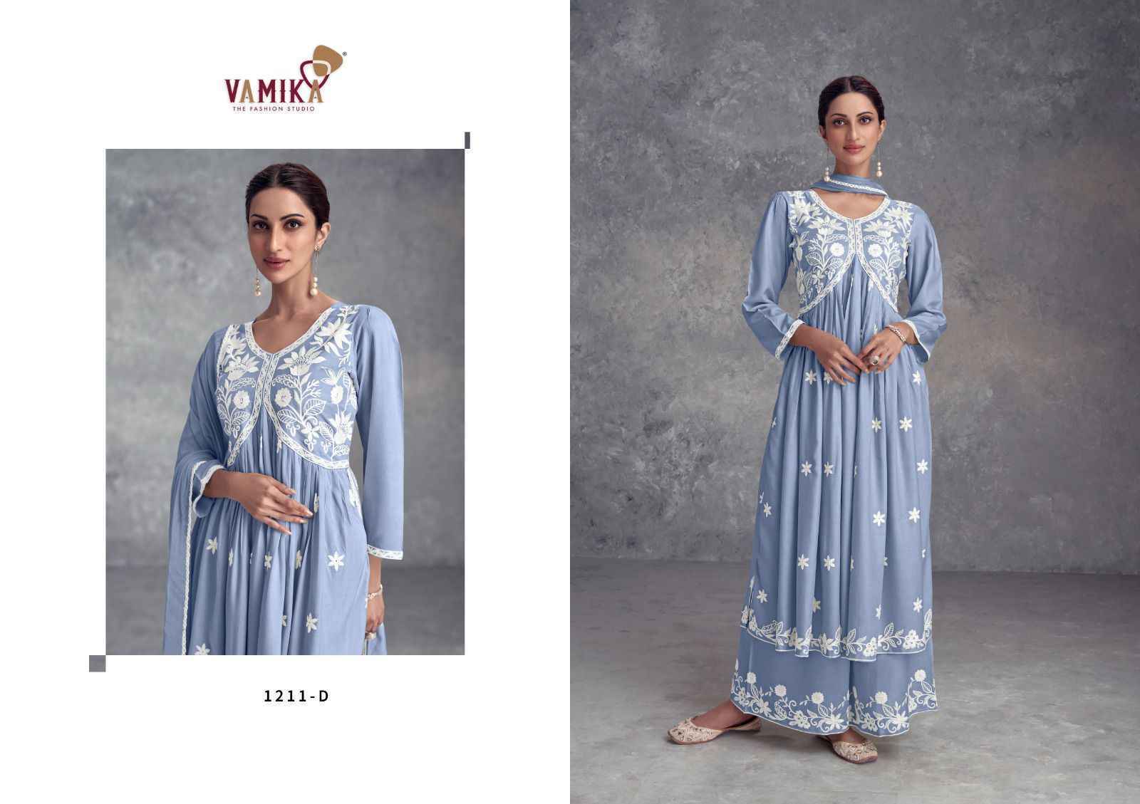 Vamika Aadhira Vol-10 Rayon Readymade Suit (5 pcs Catalogue)