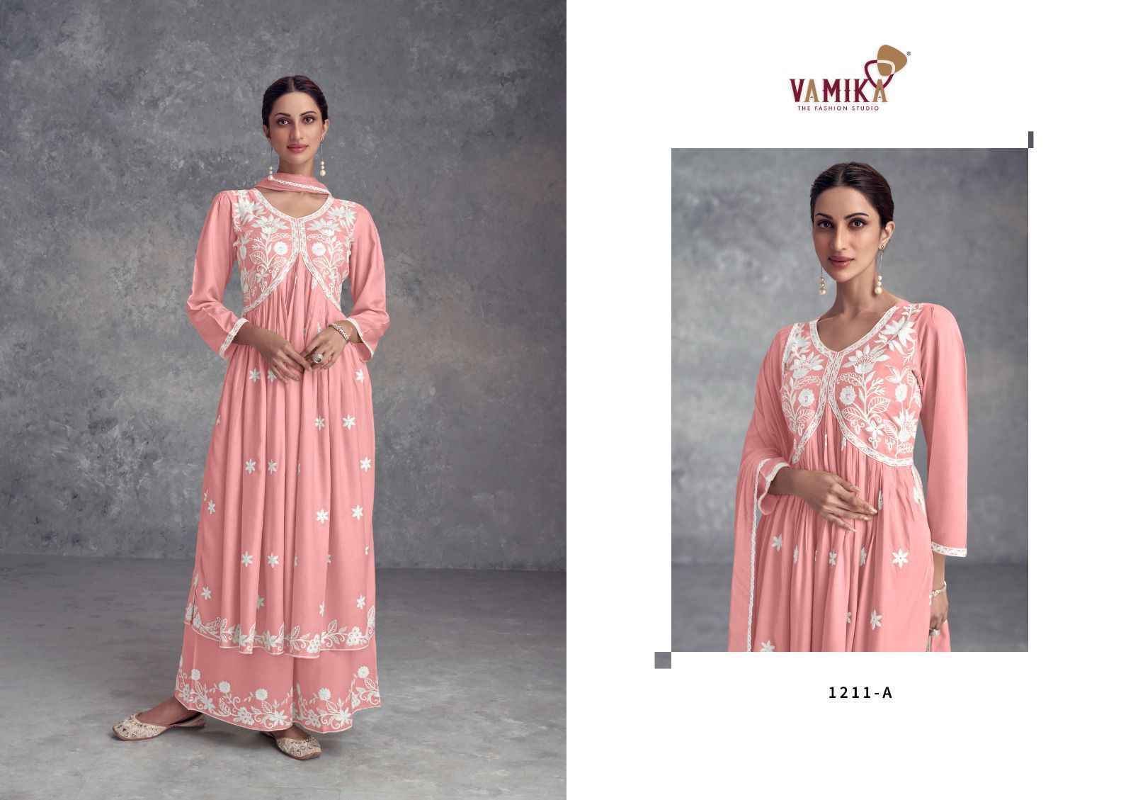 Vamika Aadhira Vol-10 Rayon Readymade Suit (5 pcs Catalogue)