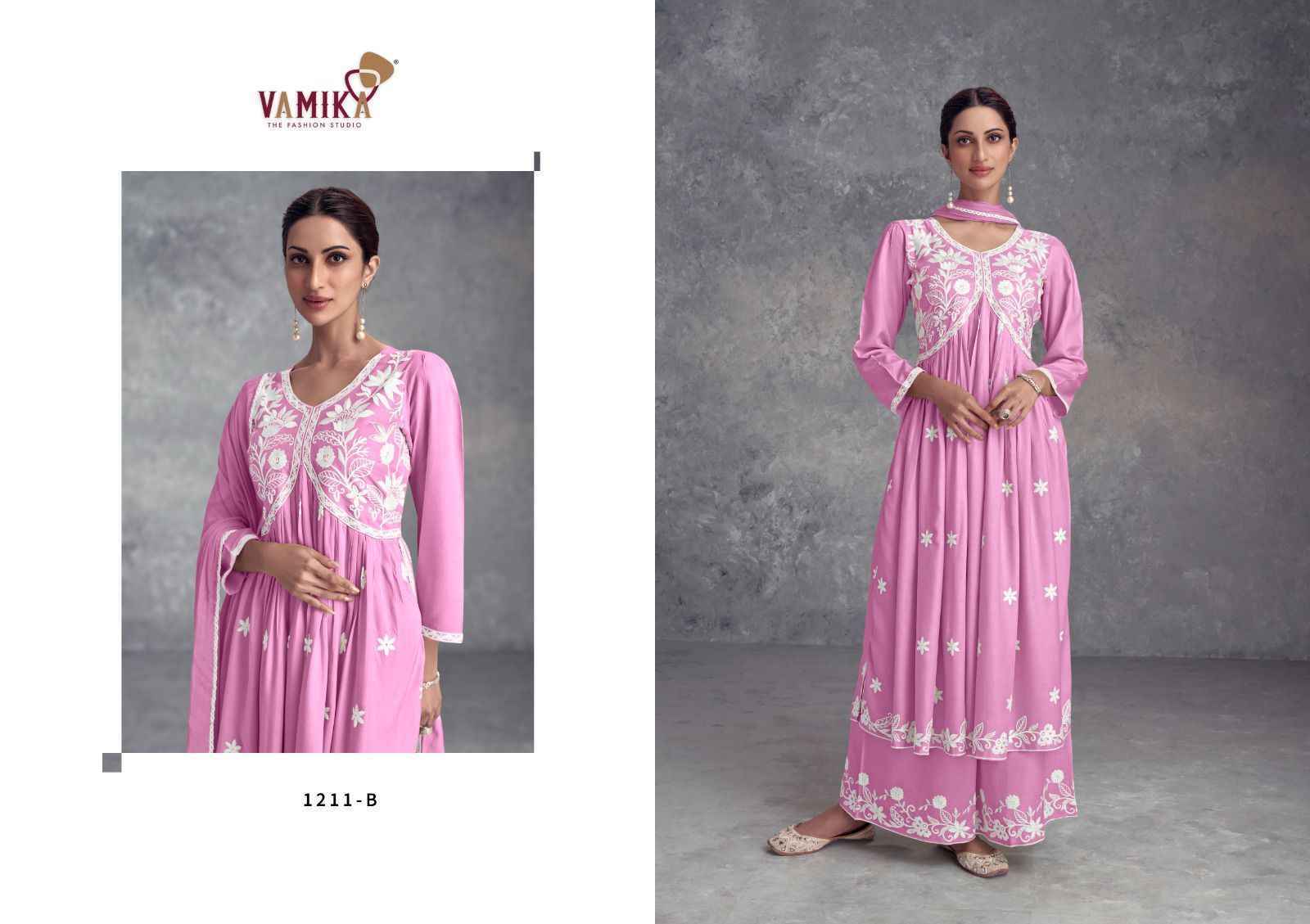 Vamika Aadhira Vol-10 Rayon Readymade Suit (5 pcs Catalogue)