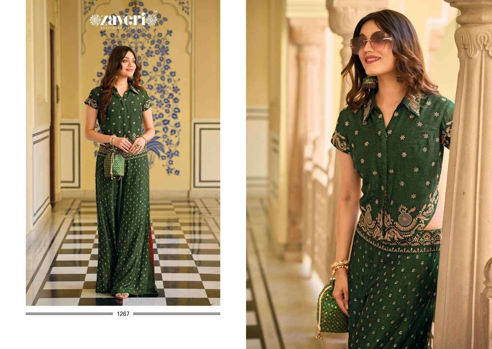 Zaveri Farida Silk Cord Set (2 pcs Catalogue)