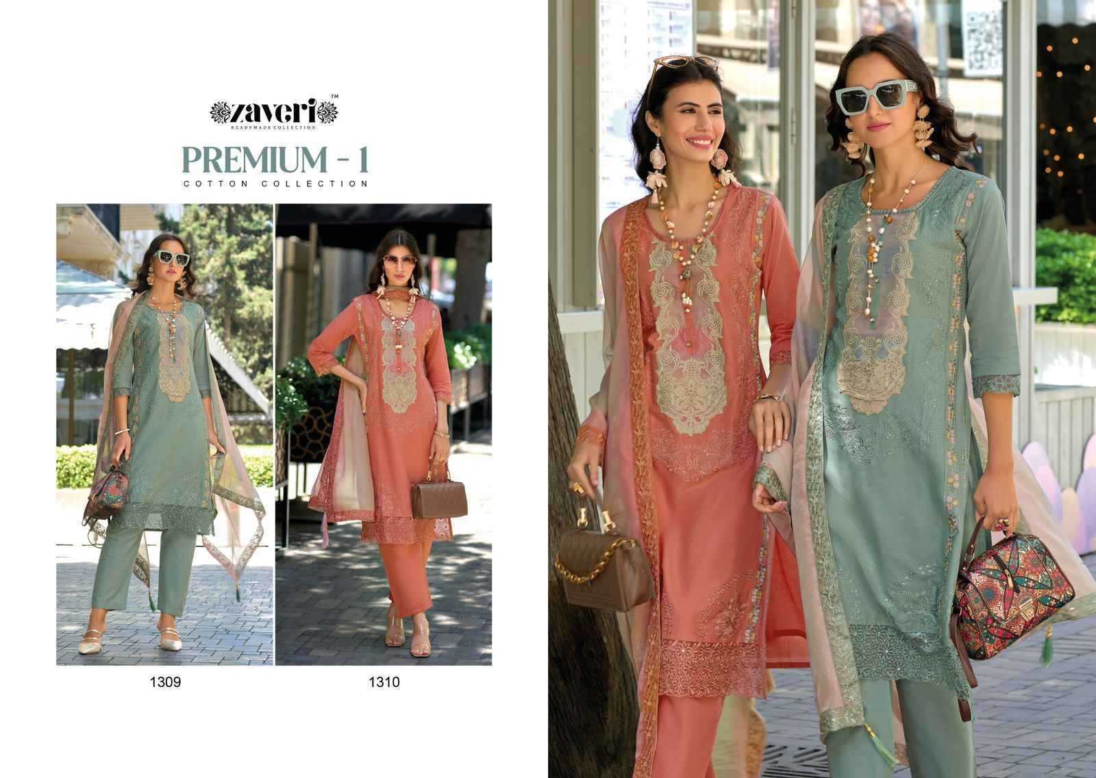 Zaveri Premium Vol-1 Cotton Readymade Suit (2 pcs Catalogue)