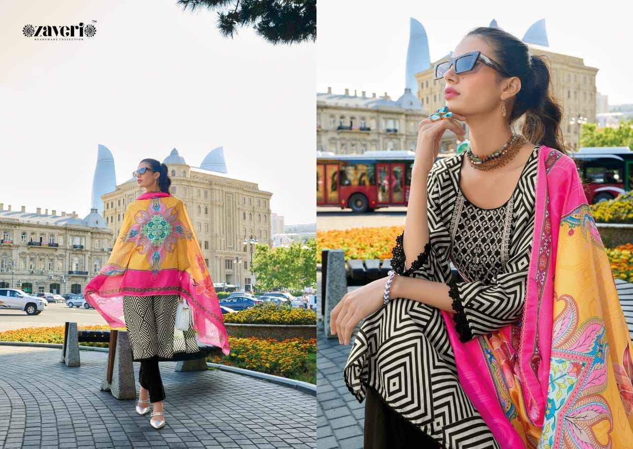 Zaveri Rangeen Muslin Readymade Suit (2 pcs Catalogue)