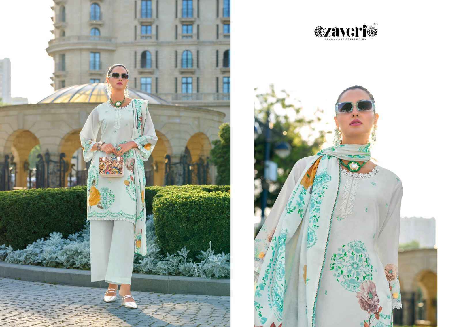 Zaveri Safaa Cotton Readymade Suit (2 pcs Catalogue)