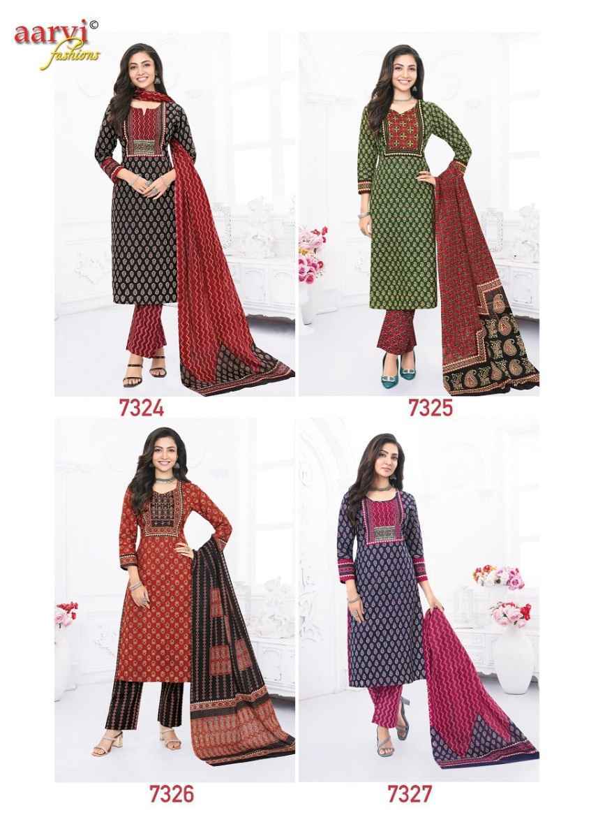 Aarvi Fashion Gamthi Vol-5 Cotton Readymade Dress (8 pcs Catalogue)