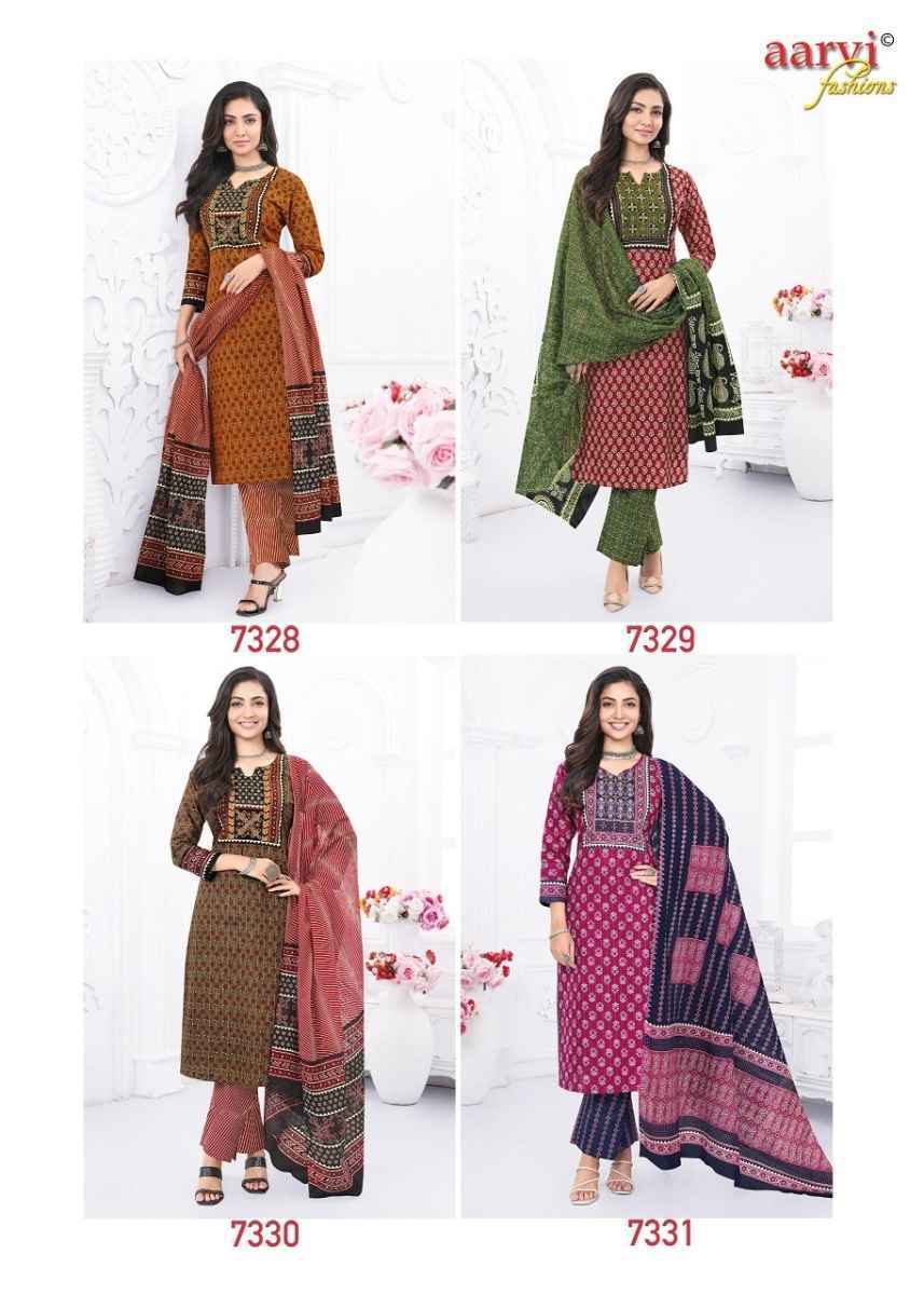 Aarvi Fashion Gamthi Vol-5 Cotton Readymade Dress (8 pcs Catalogue)