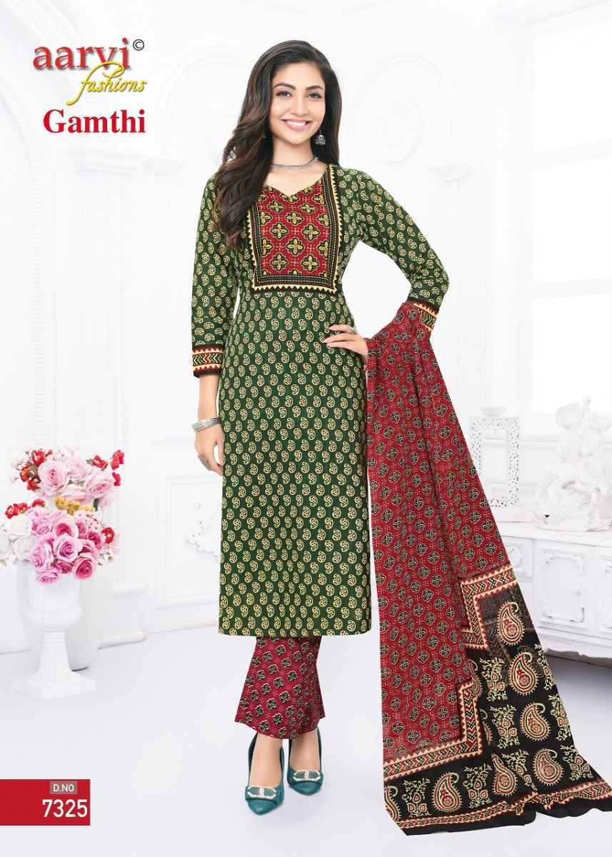 Aarvi Fashion Gamthi Vol-5 Cotton Readymade Dress (8 pcs Catalogue)