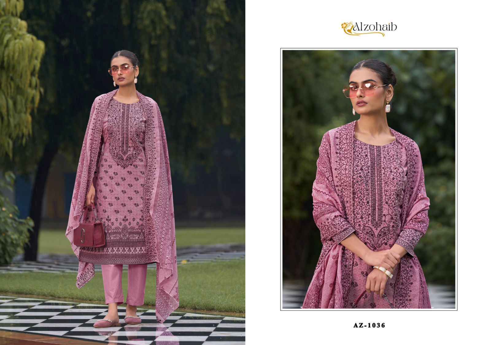 Alzohaib Bin Saeed Vol-1 Cotton Dress Material (6 pcs Catalogue)