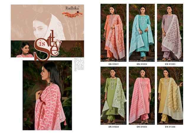 Azara Cycle Vol-2 Cotton Dress Material (6 pcs Catalogue)