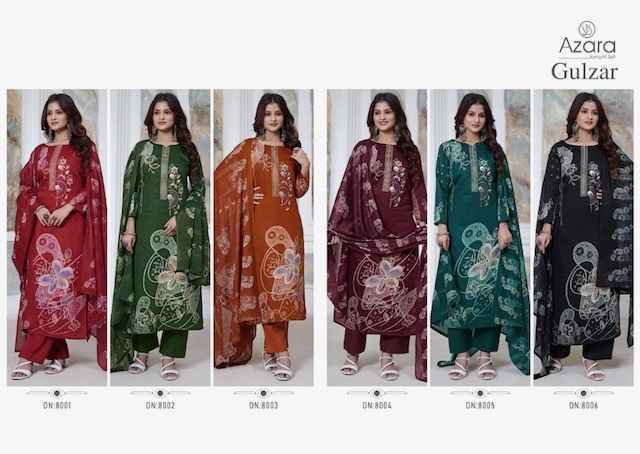 Azara Gulzar Cotton Dress Material (6 pcs Catalogue)