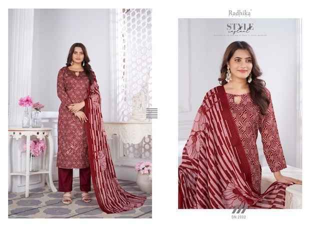 Azara Romani Cotton Dress Material (4 pcs Catalogue)