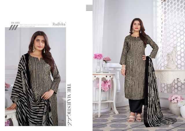 Azara Romani Cotton Dress Material (4 pcs Catalogue)