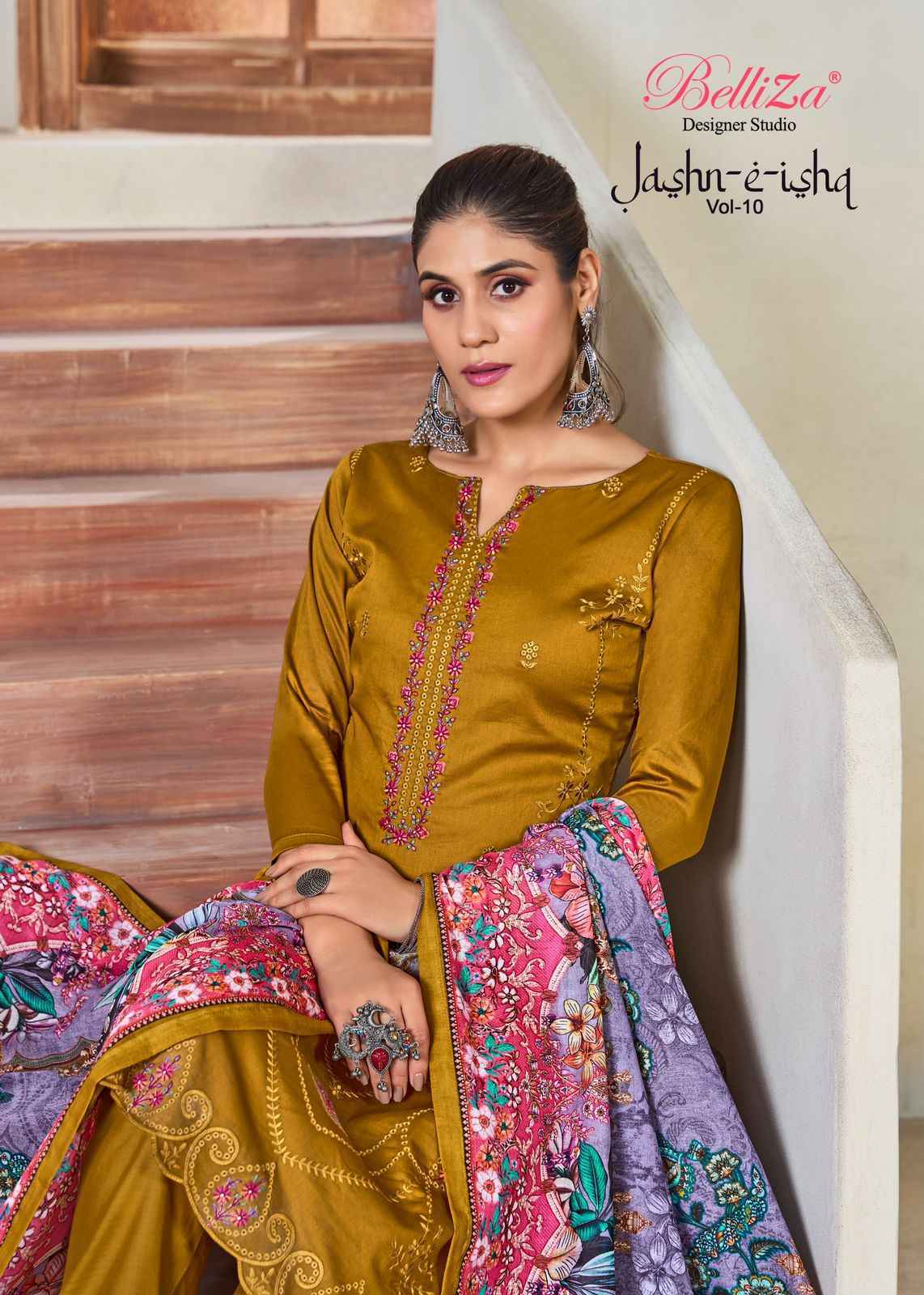 Belliza Jashn E Ishq Vol-10 Jam Cotton Dress Material (6 pcs Catalogue)