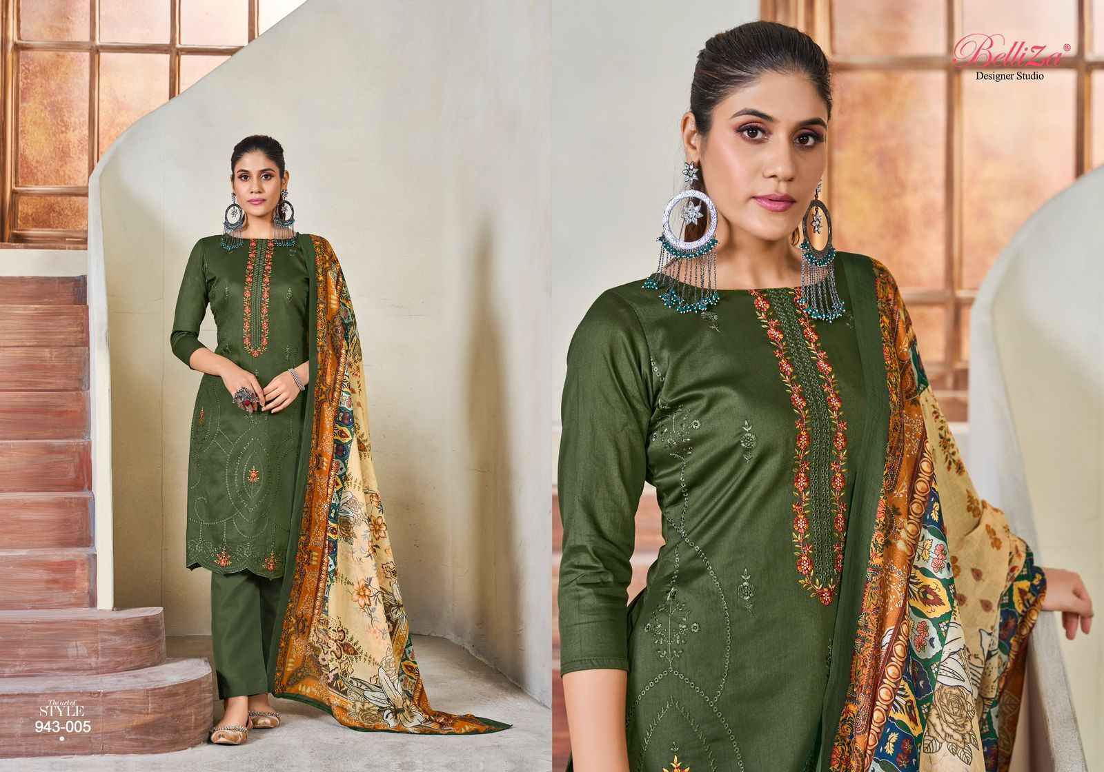 Belliza Jashn E Ishq Vol-10 Jam Cotton Dress Material (6 pcs Catalogue)
