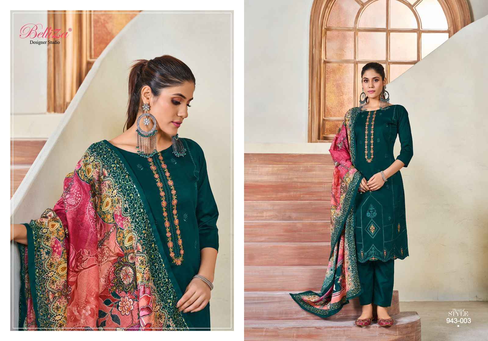Belliza Jashn E Ishq Vol-10 Jam Cotton Dress Material (6 pcs Catalogue)