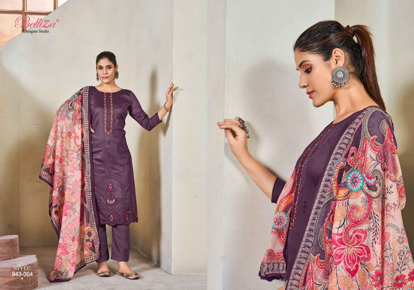 Belliza Jashn E Ishq Vol-10 Jam Cotton Dress Material (6 pcs Catalogue)