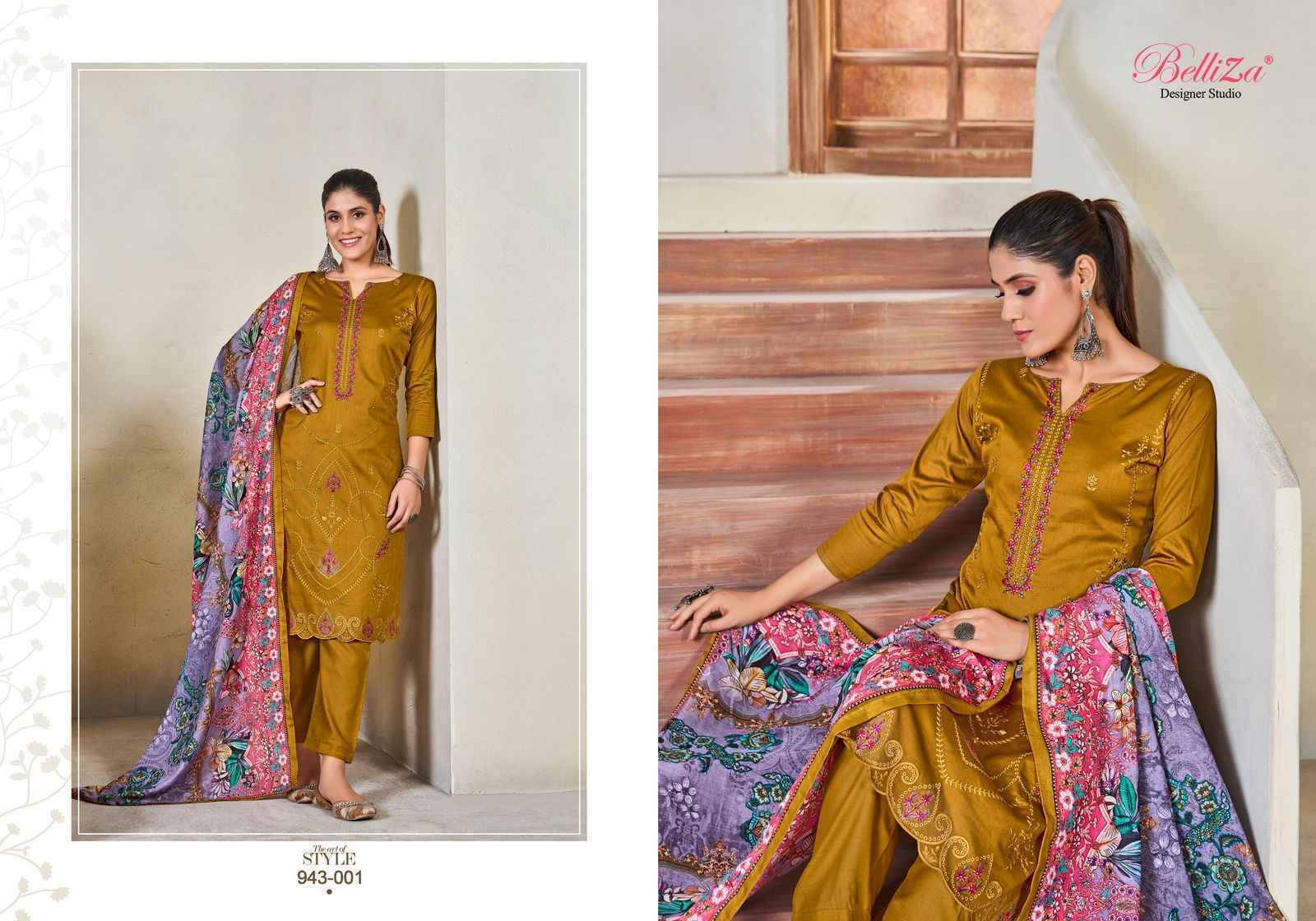Belliza Jashn E Ishq Vol-10 Jam Cotton Dress Material (6 pcs Catalogue)