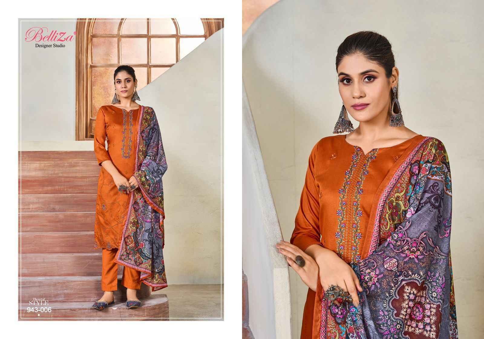 Belliza Jashn E Ishq Vol-10 Jam Cotton Dress Material (6 pcs Catalogue)