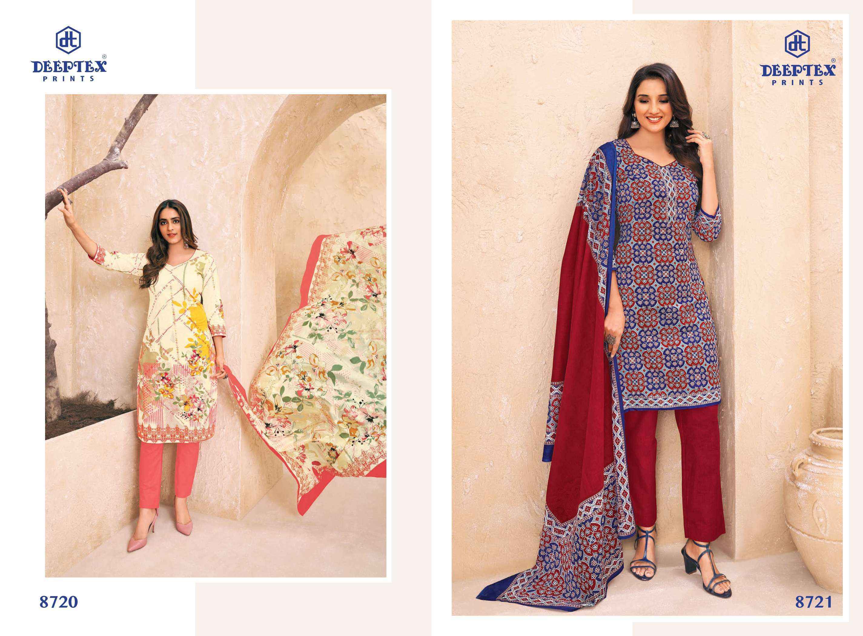 Deeptex Miss India Vol 87 Cotton Dress Material Wholesale Online Mumbai