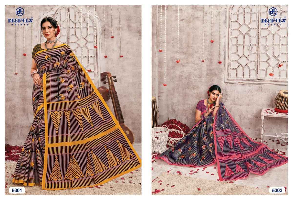 Deeptex Mother India Vol-53 Cotton Saree (30 pcs Catalogue)
