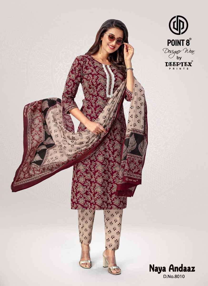 Deeptex Naya Andaaz Vol 8 Cotton Readymade Suit Wholesale Online Mumbai