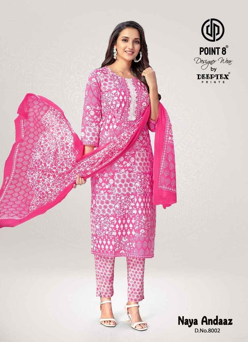 Deeptex Naya Andaaz Vol-8 Cotton Readymade Suit (10 pcs Catalogue)