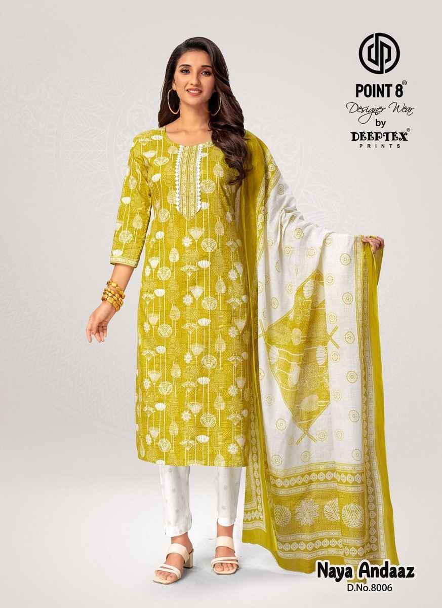 Deeptex Naya Andaaz Vol-8 Cotton Readymade Suit (10 pcs Catalogue)