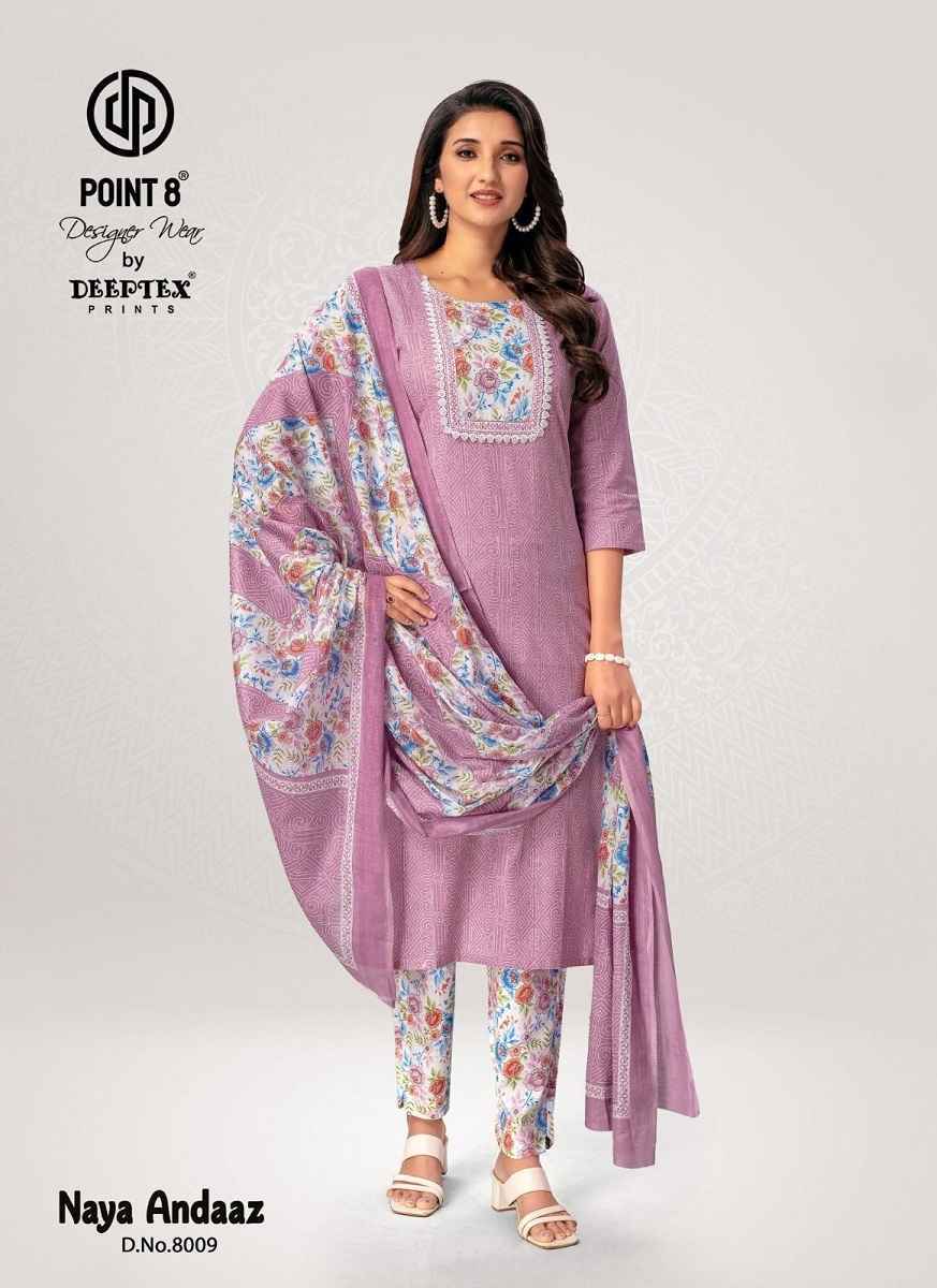 Deeptex Naya Andaaz Vol-8 Cotton Readymade Suit (10 pcs Catalogue)