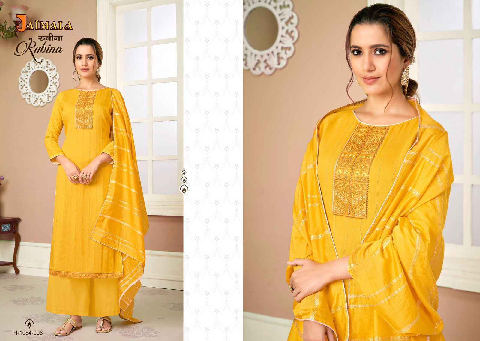 Jaimala Rubina Cotton Dress Material (6 pcs Catalogue)