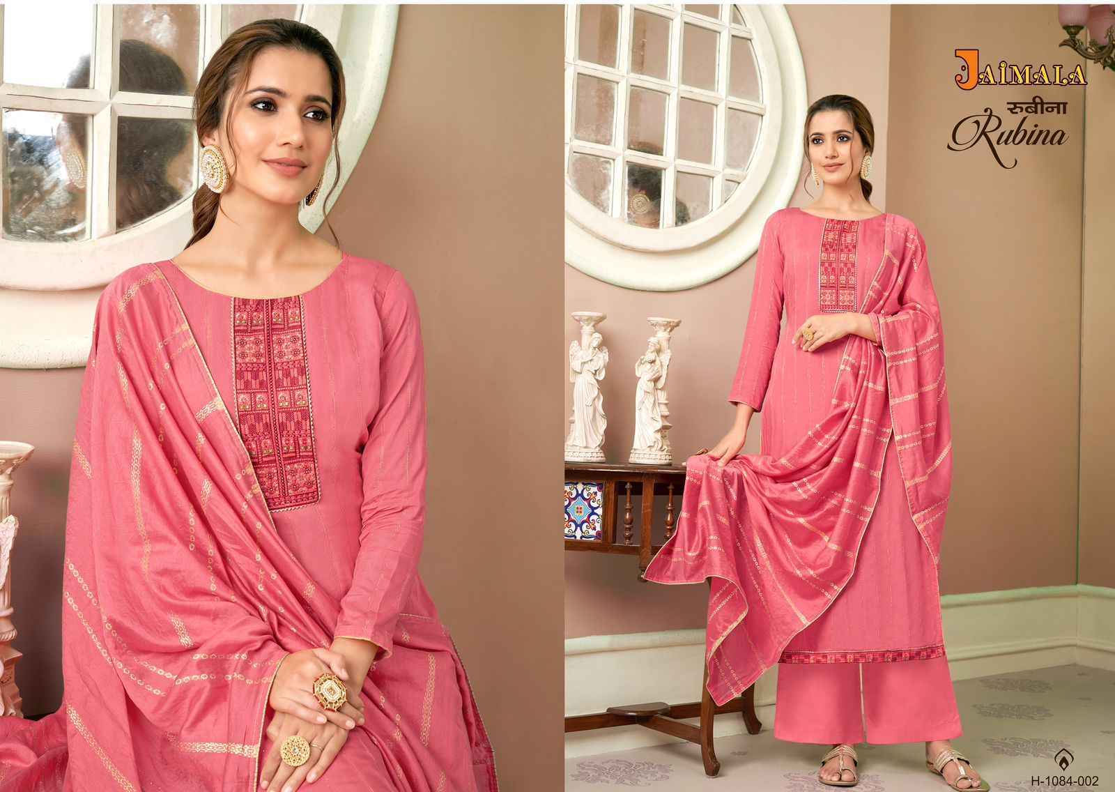 Jaimala Rubina Cotton Dress Material (6 pcs Catalogue)