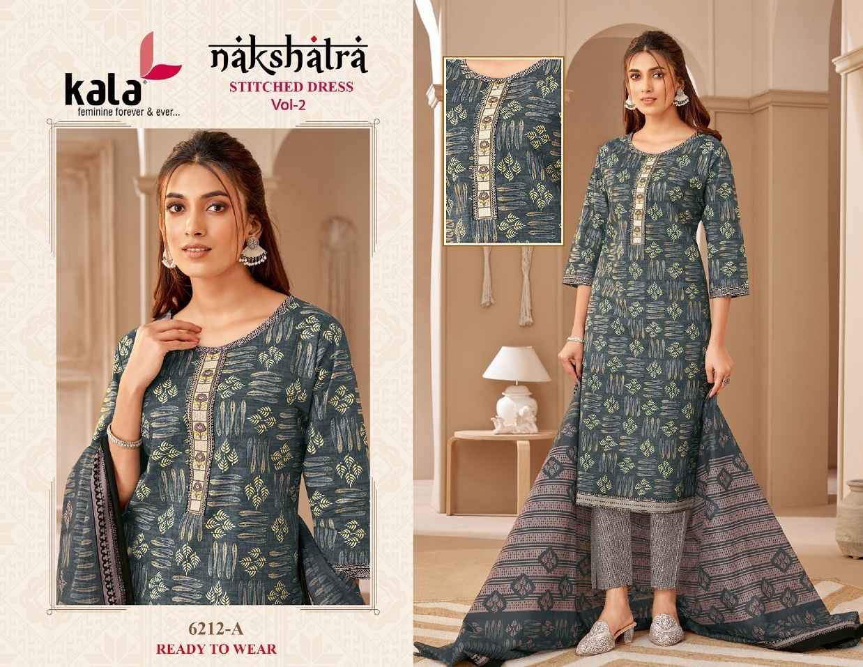 Kala Nakshatra Vol 2 Readymade Cotton Dress 12 pcs Catalogue
