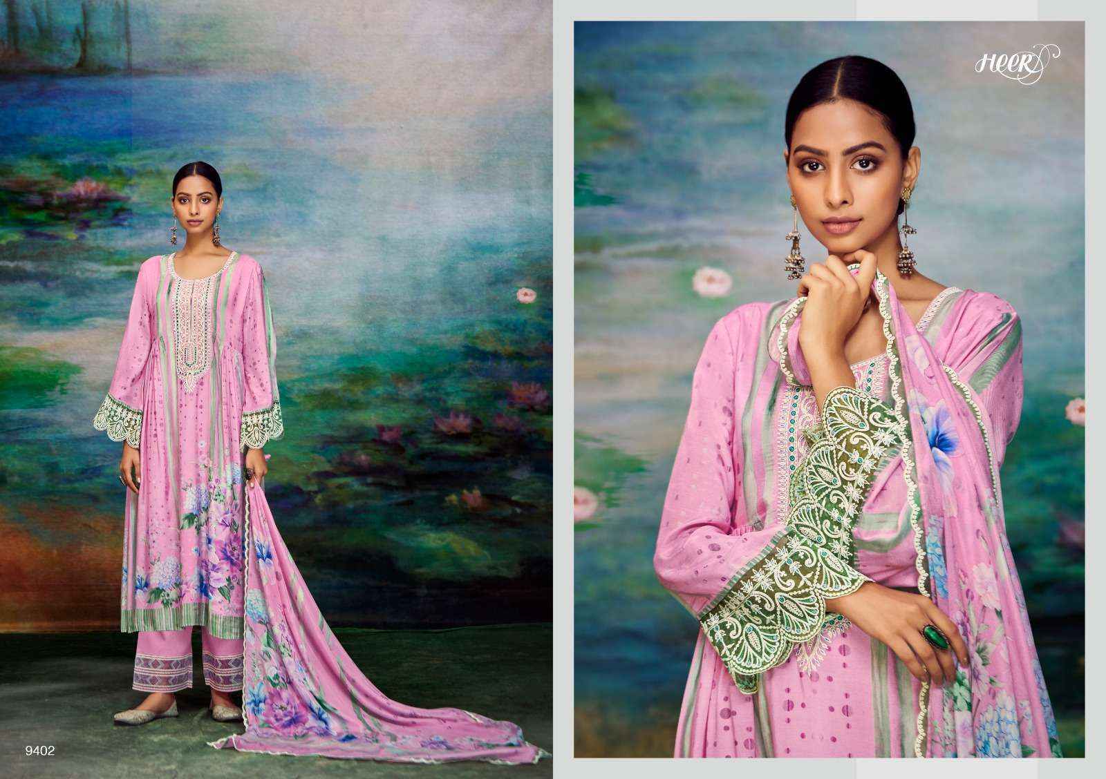 Kimora Heer Shakino Muslin Dress Material 6 pcs Catalogue