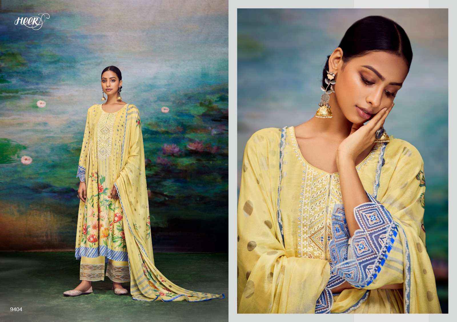 Kimora Heer Shakino Muslin Dress Material 6 pcs Catalogue