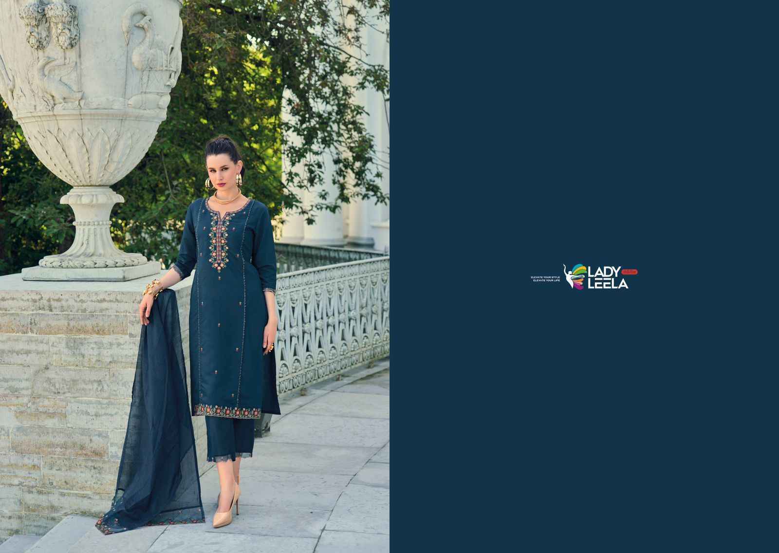 Lady Leela Iqra Viscose Silk Readymade Suit (6 pcs Catalogue)