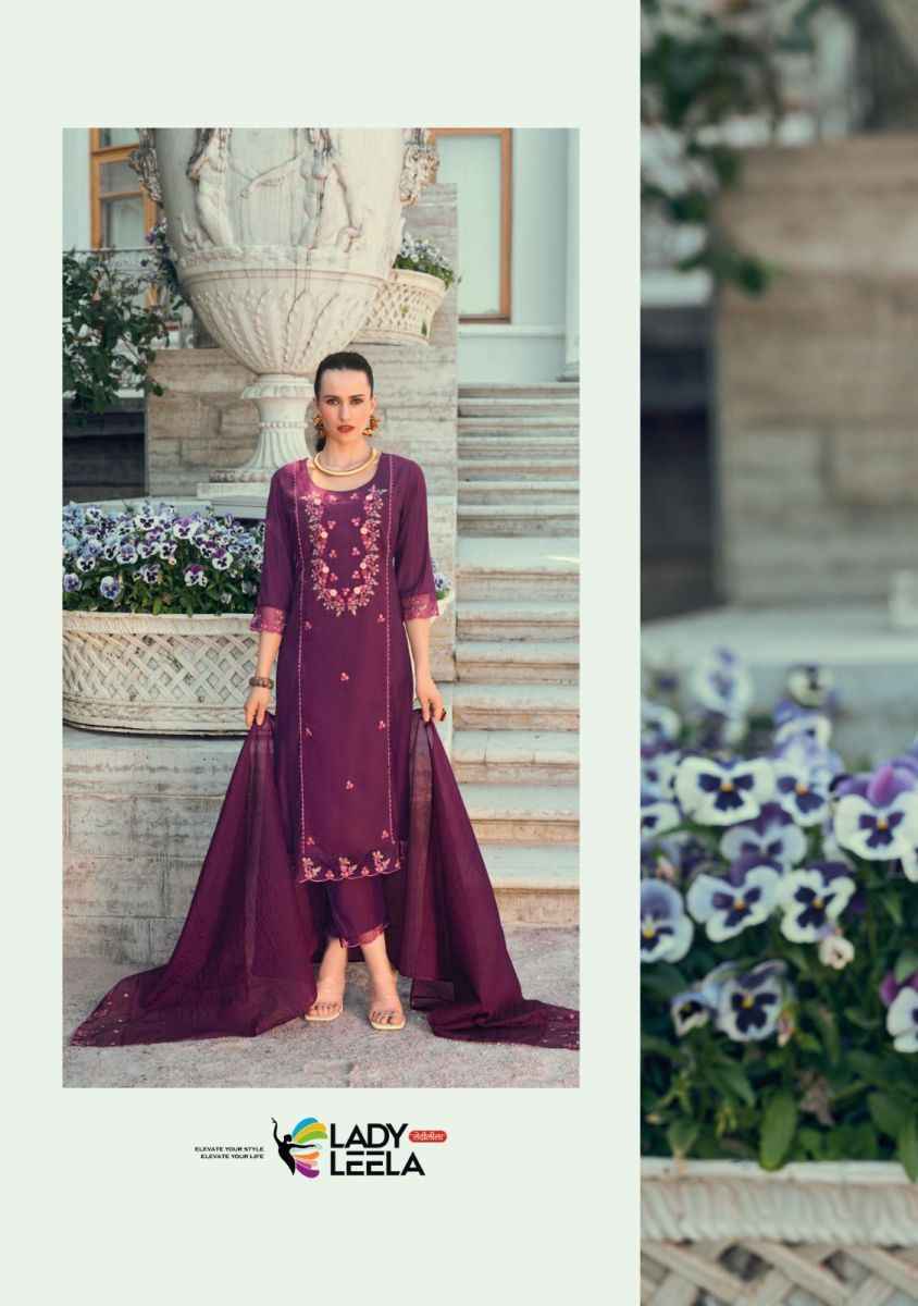 Lady Leela Iqra Viscose Silk Readymade Suit (6 pcs Catalogue)