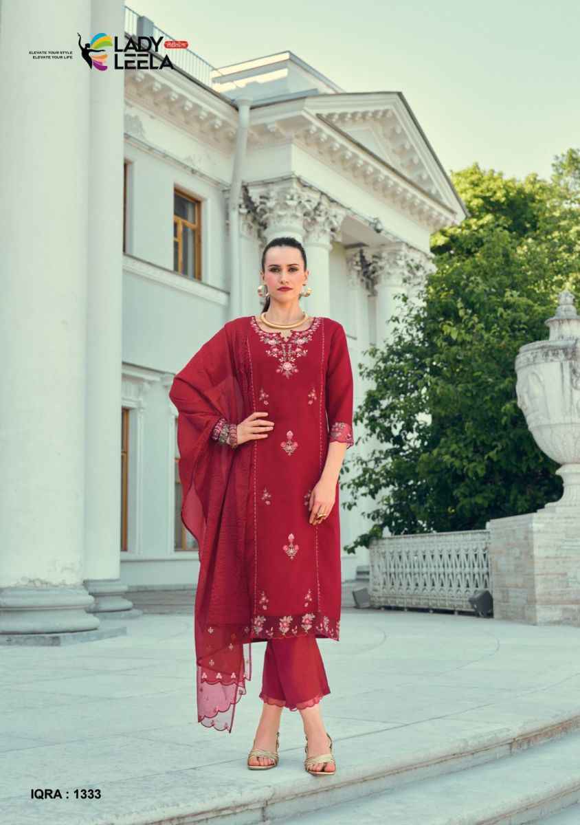 Lady Leela Iqra Viscose Silk Readymade Suit (6 pcs Catalogue)
