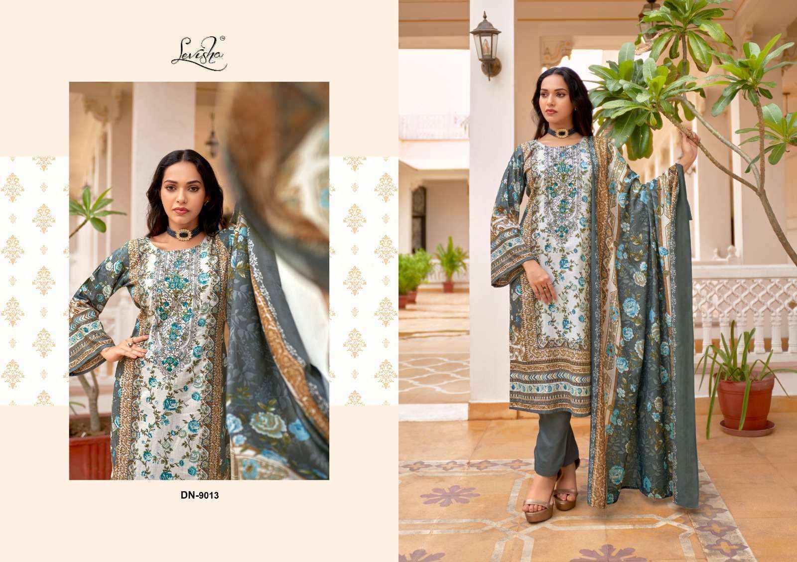 Levisha Naira Nx Vol-9 Cotton Dress Material (8 pcs Catalogue)