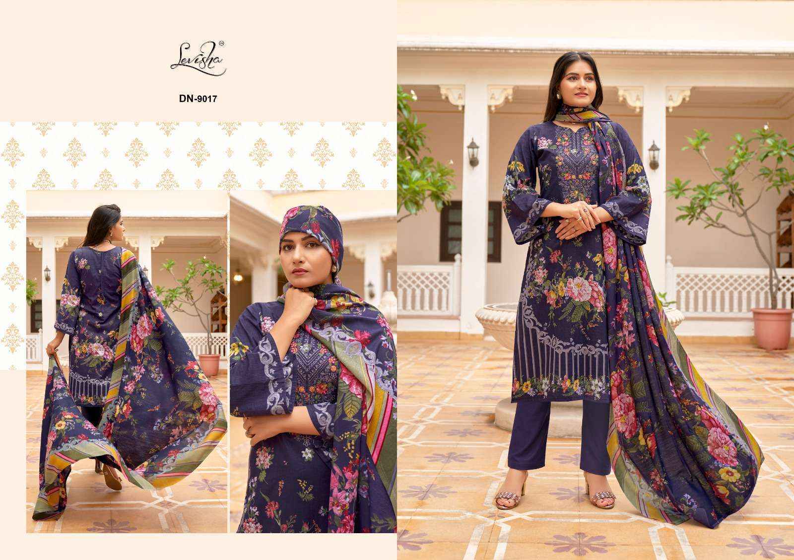 Levisha Naira Nx Vol-9 Cotton Dress Material (8 pcs Catalogue)