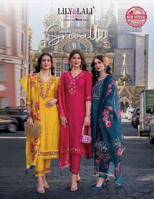 Lily & Lali Srivalli Viscose Readymade Suit (6 pcs Catalogue)