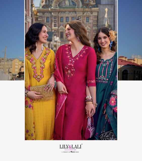 Lily & Lali Srivalli Viscose Readymade Suit (6 pcs Catalogue)