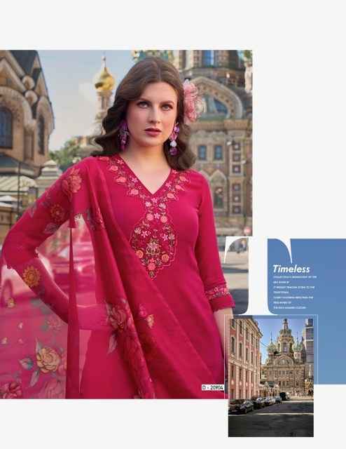 Lily & Lali Srivalli Viscose Readymade Suit (6 pcs Catalogue)